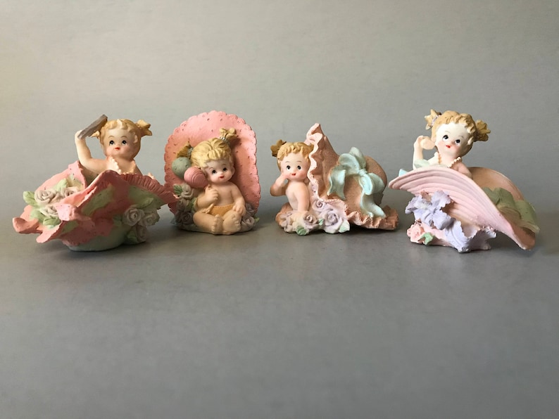 vintage cupcake topper vintage cake topper baby shower cake topper cute girl cake topper cake topper figures BABY GIRL Cake Toppers