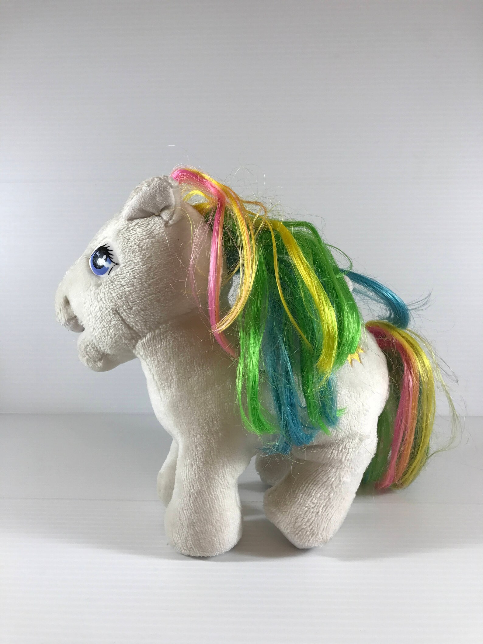 MY LITTLE PONY White My Little Pony Pony With Star Vintage - Etsy