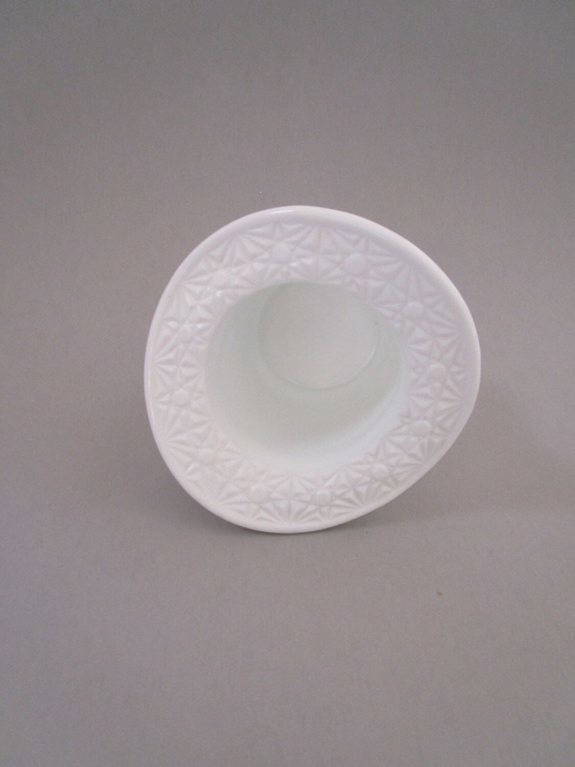 WHITE TOP HAT Decorative Top Hat Ceramic Top Hat Milk Glass Etsy