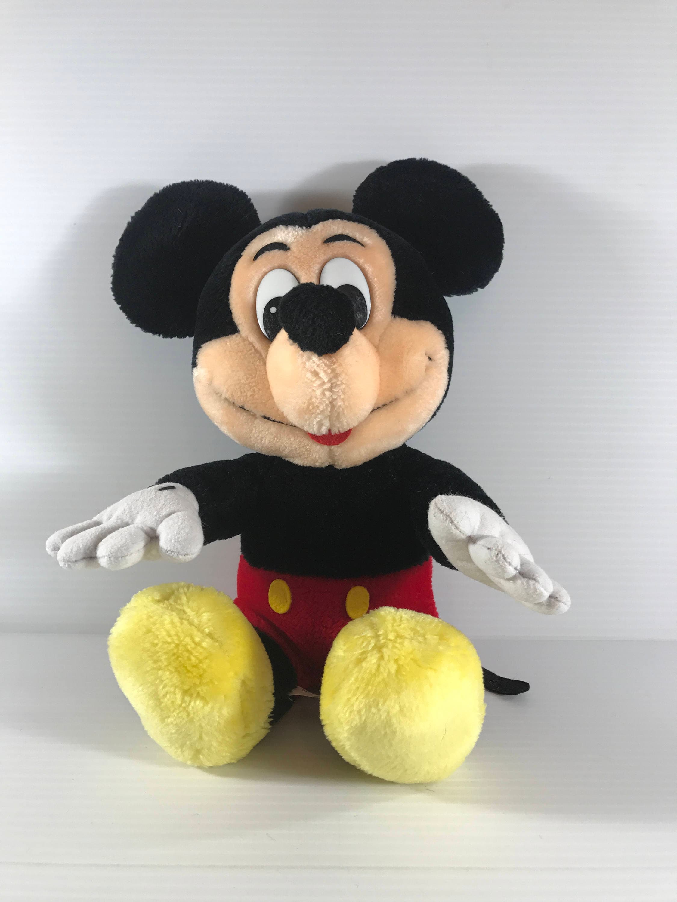 STUFFED MICKEY MOUSE, Vintage Walt Disney Toy, Vintage Plush STUFFED MICKEY MOUSE, Vintage Walt Disney Toy, Vintage Plush