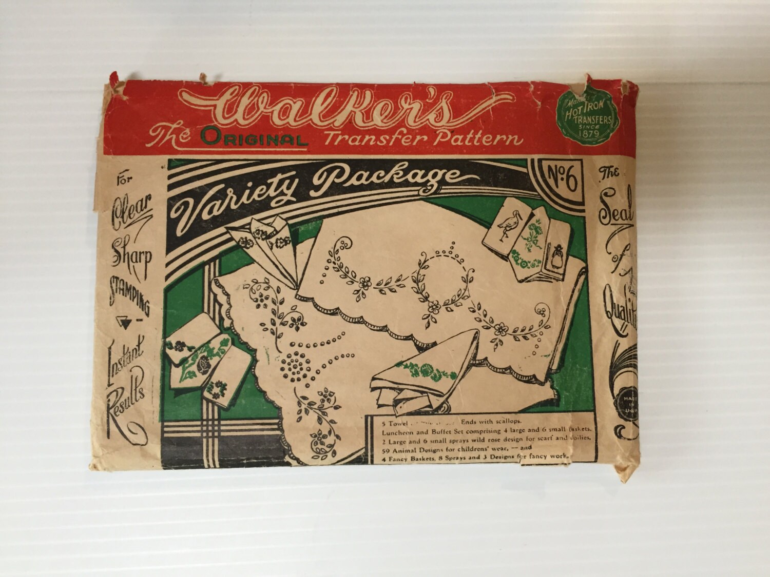 WALKER'S TRANSFER Patternvariety Pack Transfers 1950s Etsy