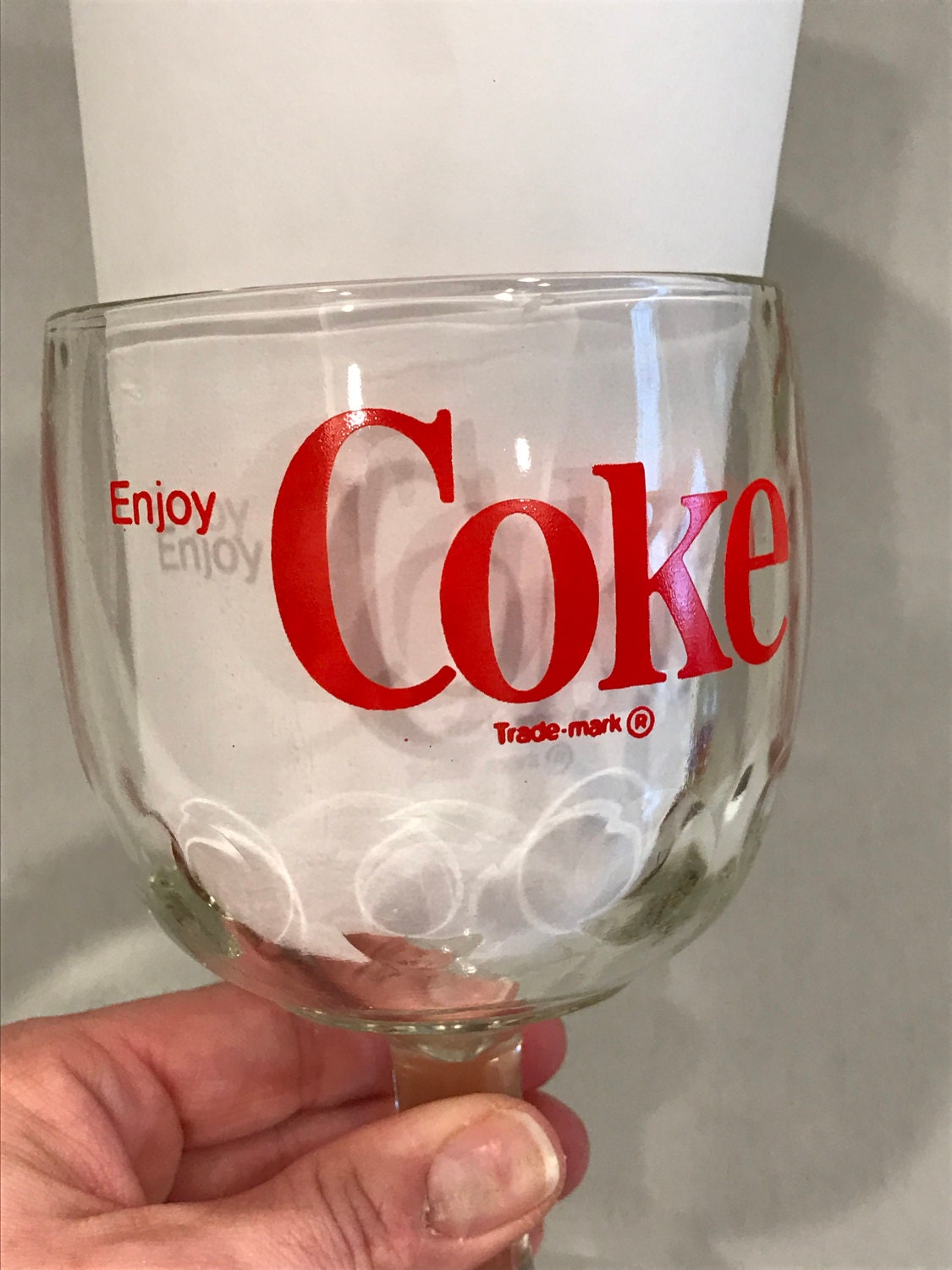 Coca-Cola Classic Drinking Glass Coke Enjoy Coke Enjoy Coca Cola