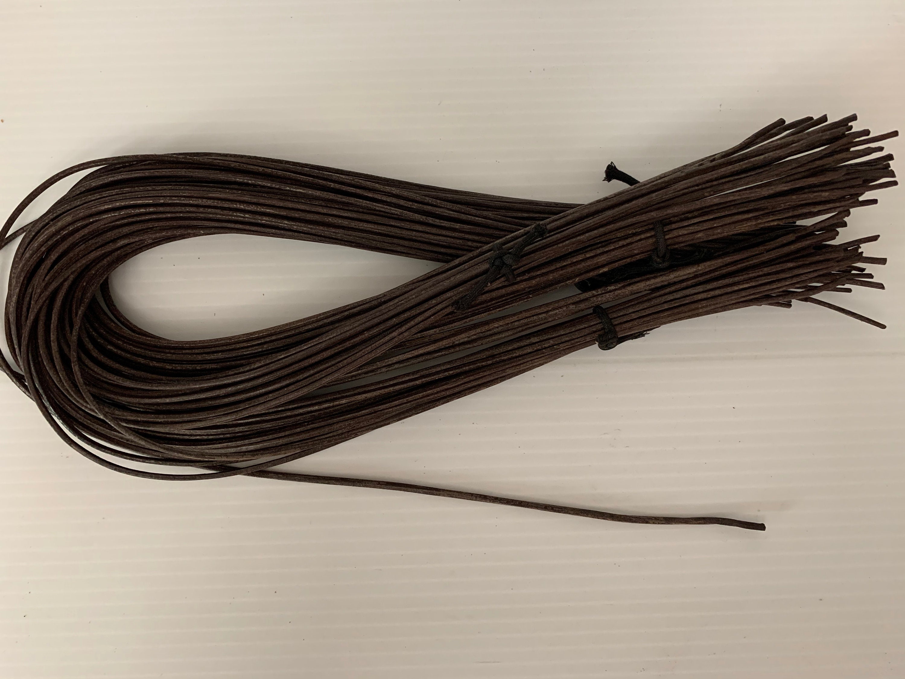 Leather String, Leather Laces, Leather Beading String, Leather Necklace ...
