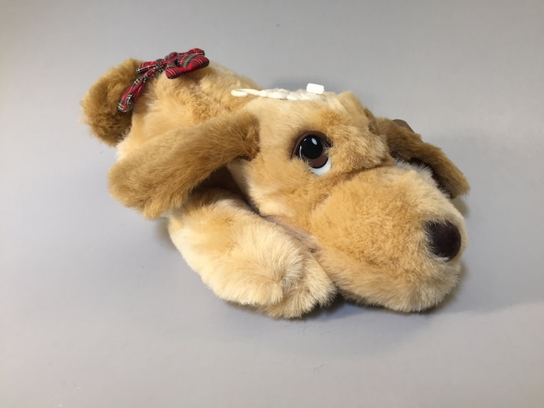 brown plush dog