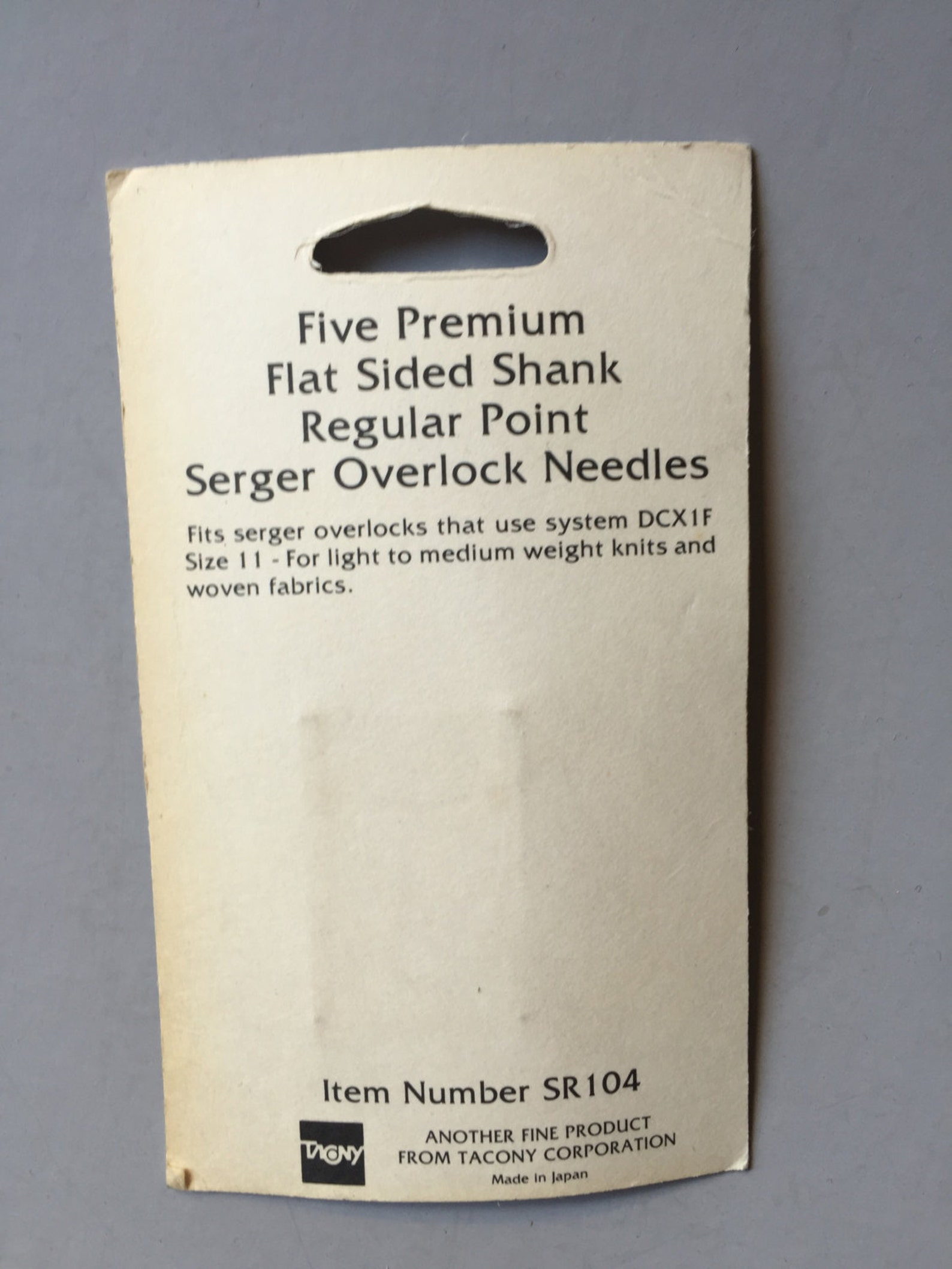 SERGER MACHINE NEEDLES Overlock Machine Needles Size 11 Etsy