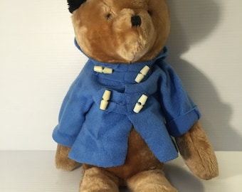 PADDINGTON BEAR, Vintage Paddington, vintage brown bear, Eden Paddington Bear, Large Paddington Bear, stuffed bear for child, gift for child