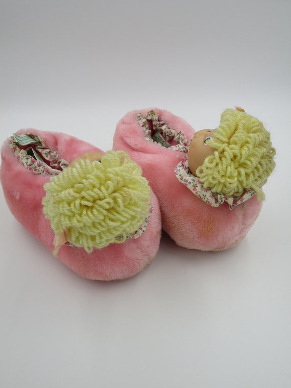 Cabbage Patch Slippers, pink slippers, girls slip… - image 4