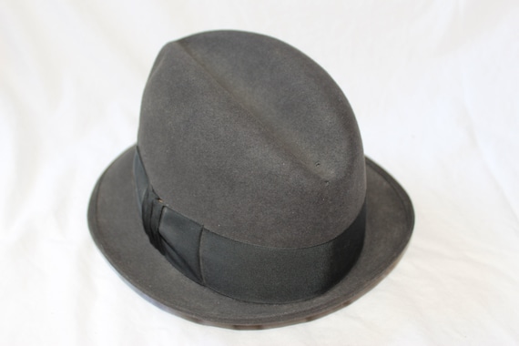 MEN S STETSON HAT Black Men s Hat Black Suede Hat Black Hat