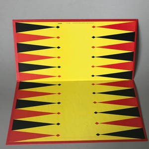 Backgammon game board, vintage Backgammon game board, vintage game board, game replacement piece, craft supplies, game supplies, vintage