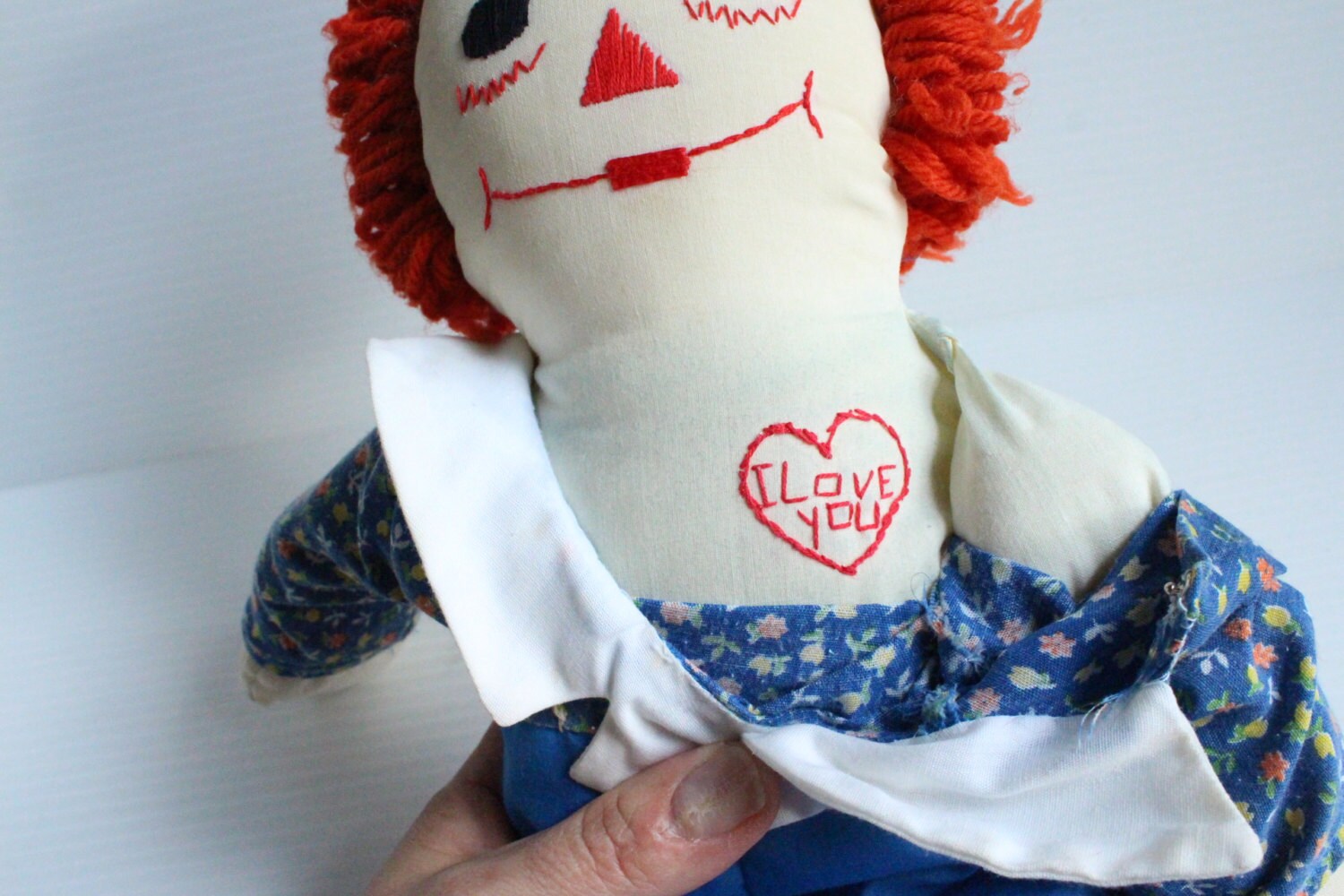 RAGGEDY ANDY DOLL Vintage Rag Doll Gift for Girl Baby Doll - Etsy