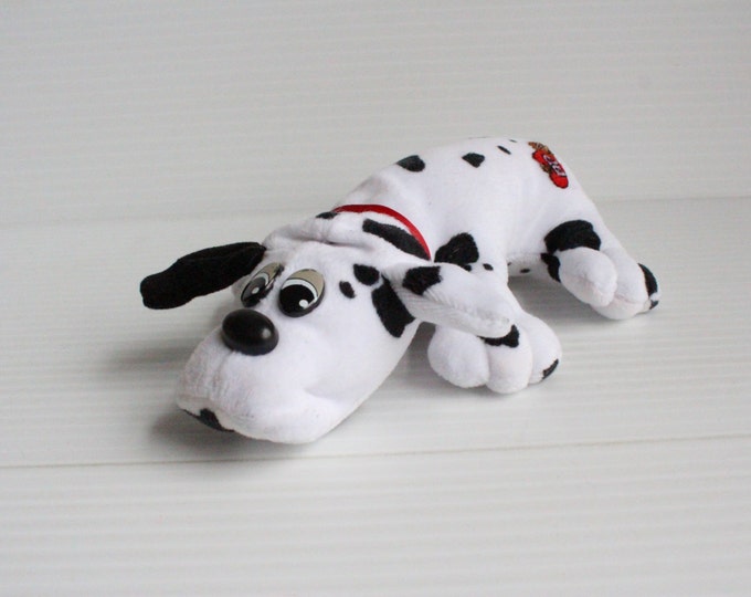 POUND PUPPY Stuffed Animal Vintage Stuffed Plush White With Etsy