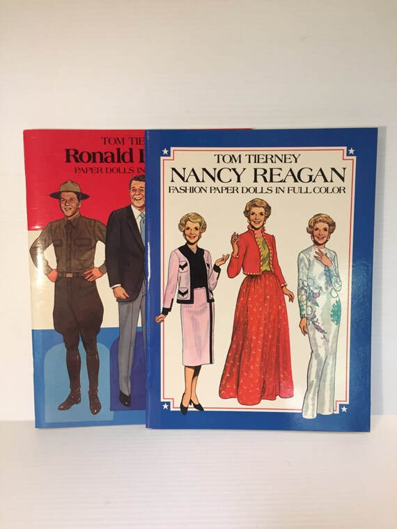ronald reagan paper dolls
