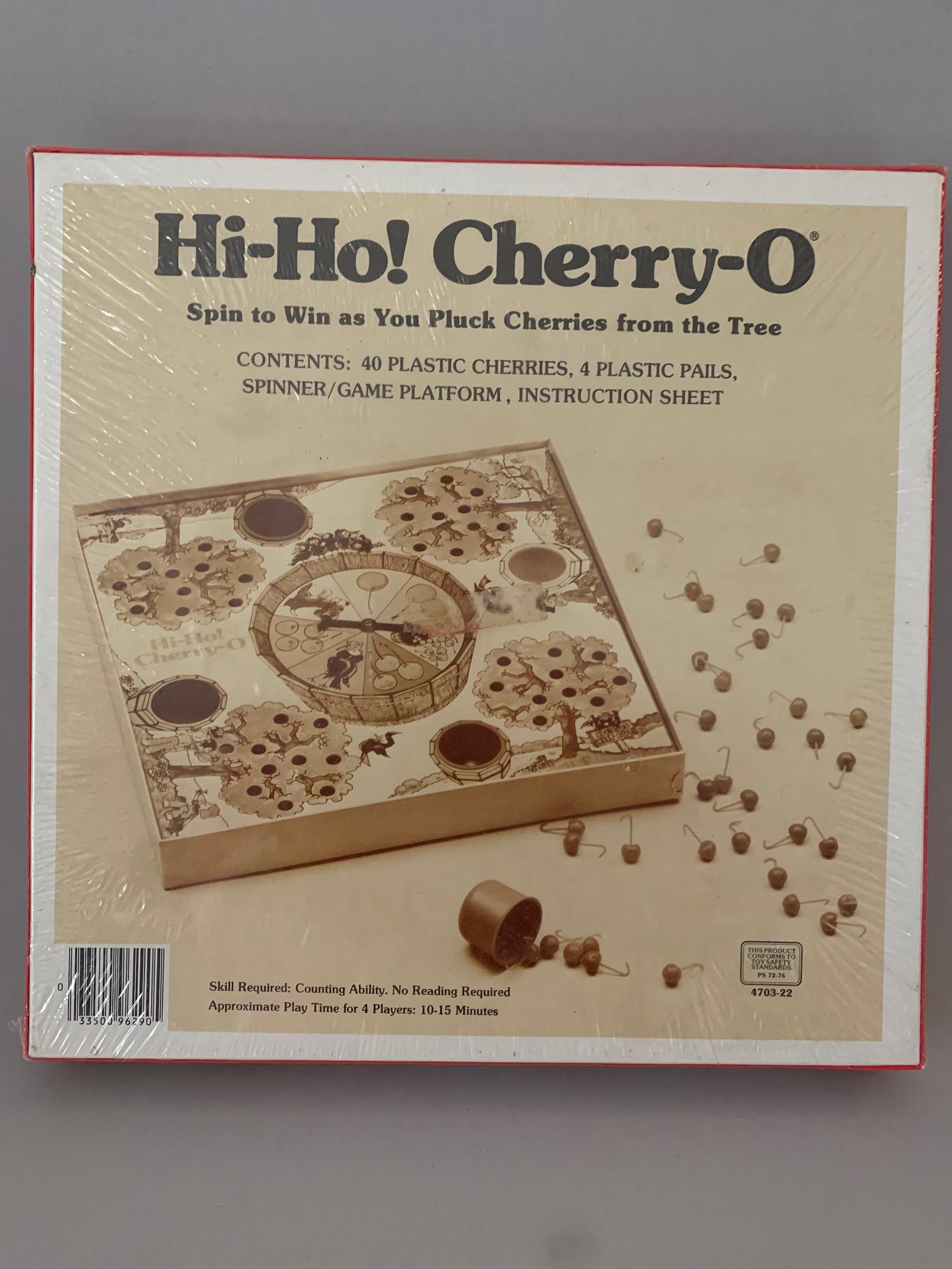 HI HO CHERRYO Board Game Vintage Board Game Counting Game Etsy