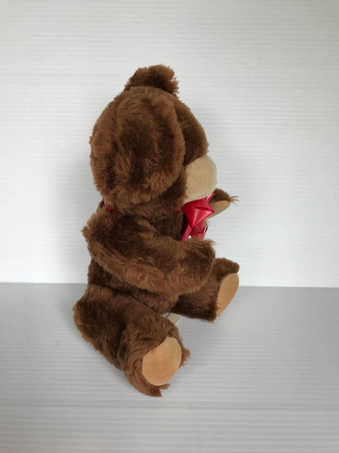 STUFFED BROWN BEAR Small Brown Bear Vintage Stuffed Bear Etsy