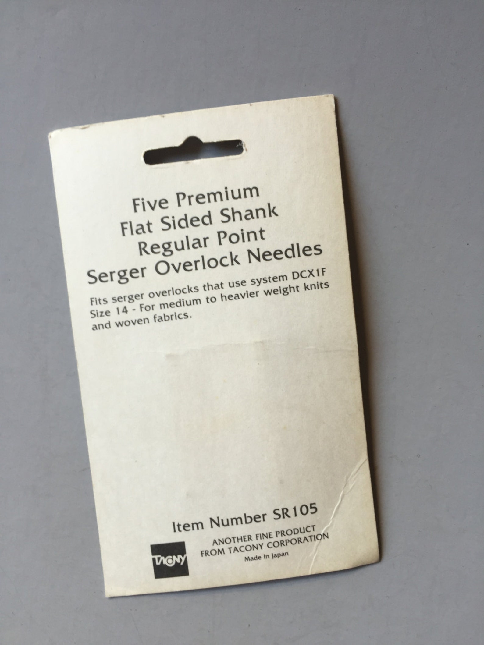 SERGER MACHINE NEEDLES Overlock Machine Needles Size 14 Etsy