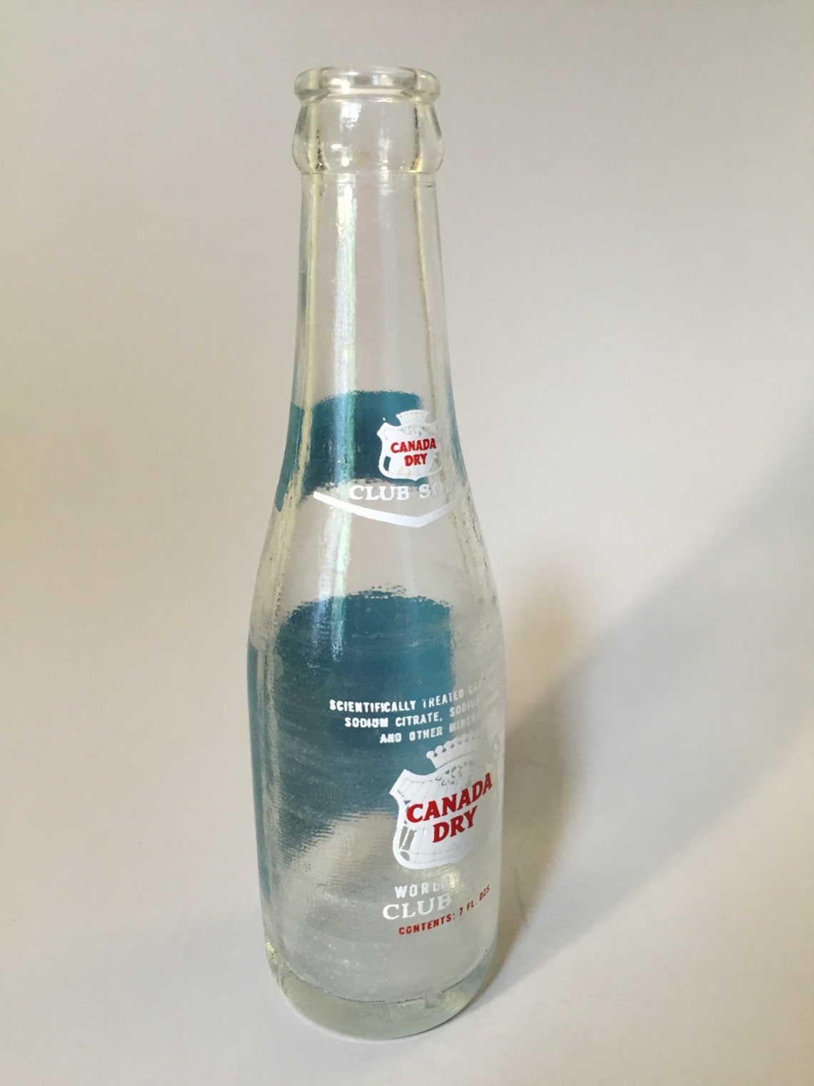 CANADA DRY Glass BottleVintage Canada Dry bottle Canada Dry Etsy