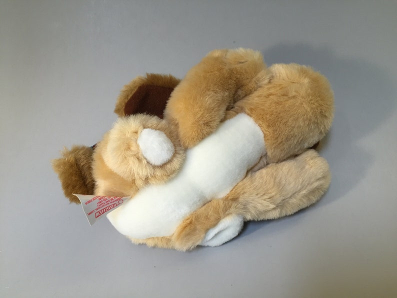 brown plush dog