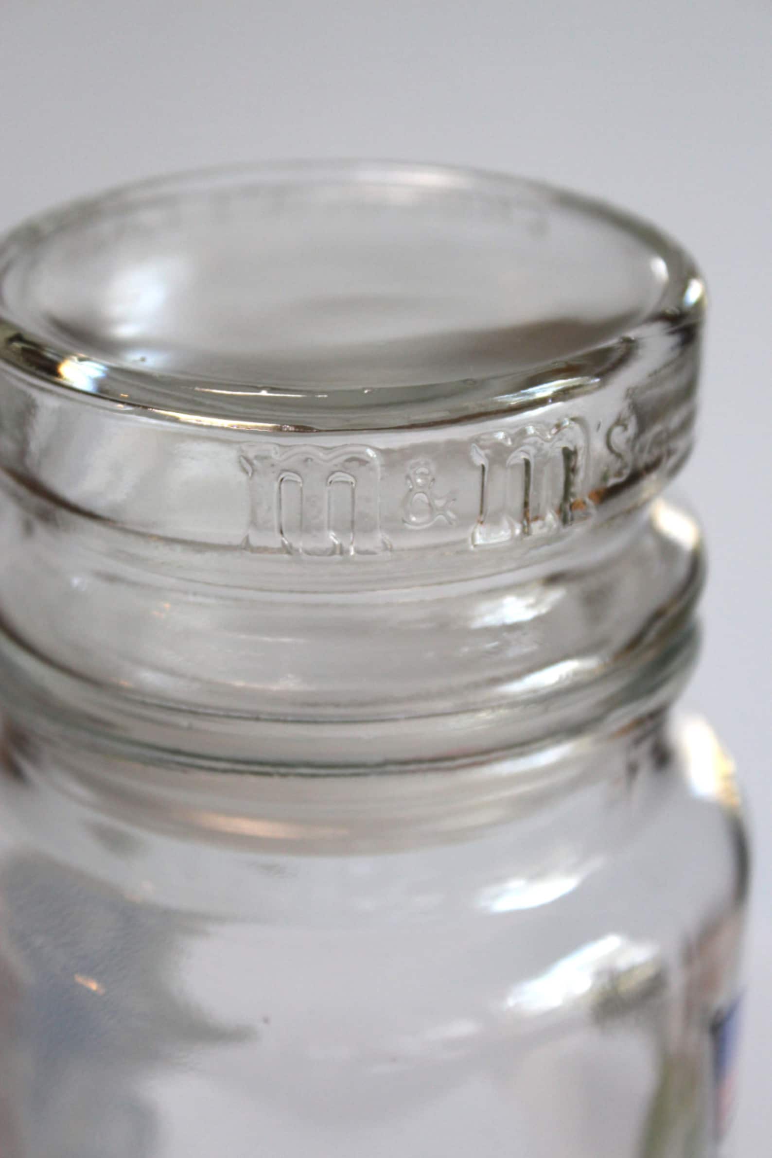 M & M Olympics Glass Jar Vintage Glass Jar 1984 Los Angeles Etsy