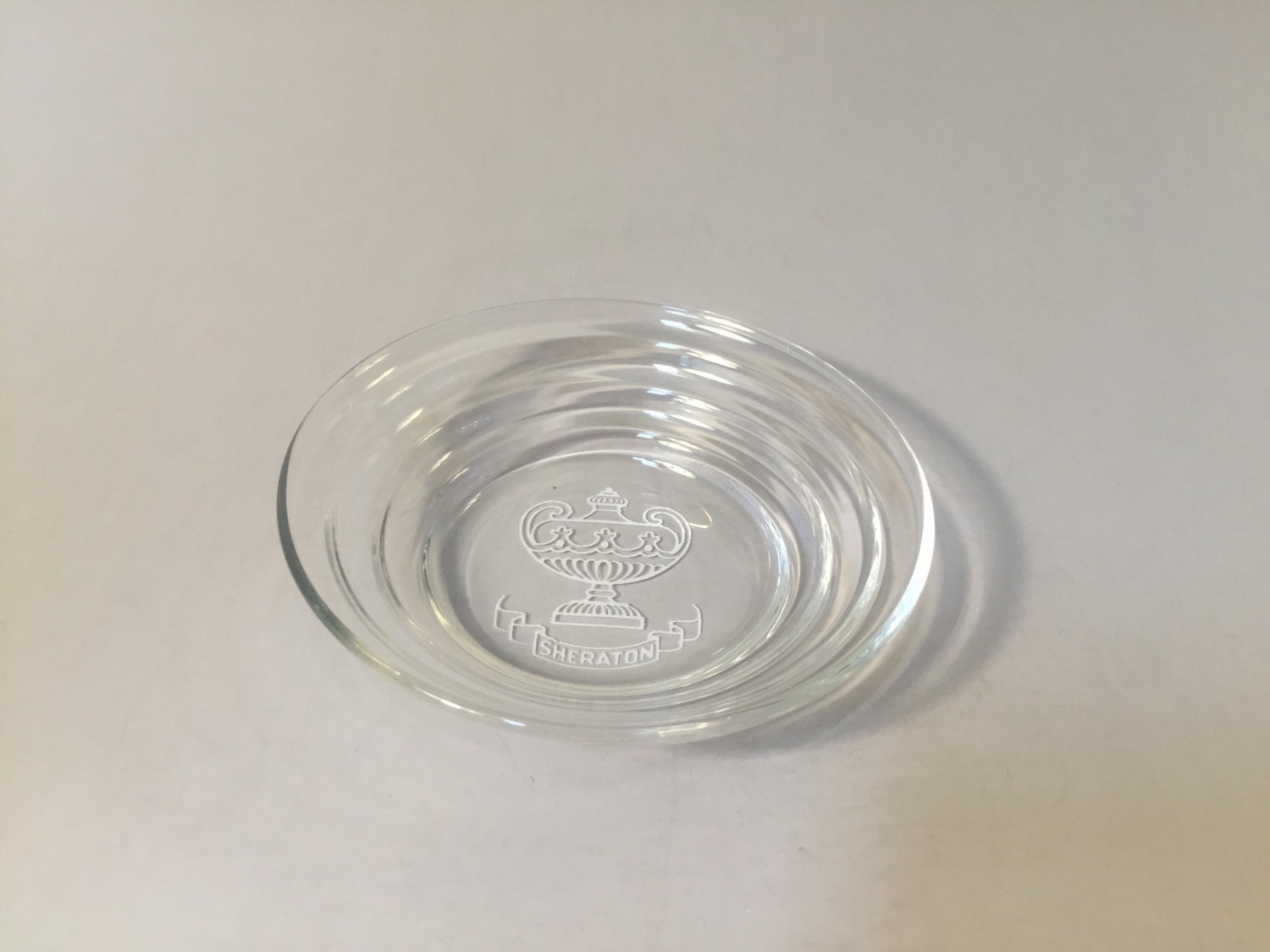 SHERATON HOTEL Dishvintage Glass Dish From Sheraton - Etsy