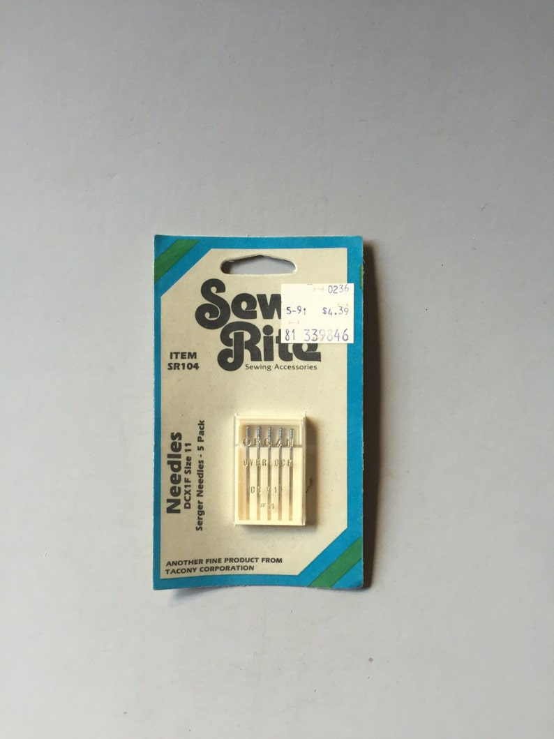 SERGER MACHINE NEEDLES Overlock Machine Needles Size 11 Etsy