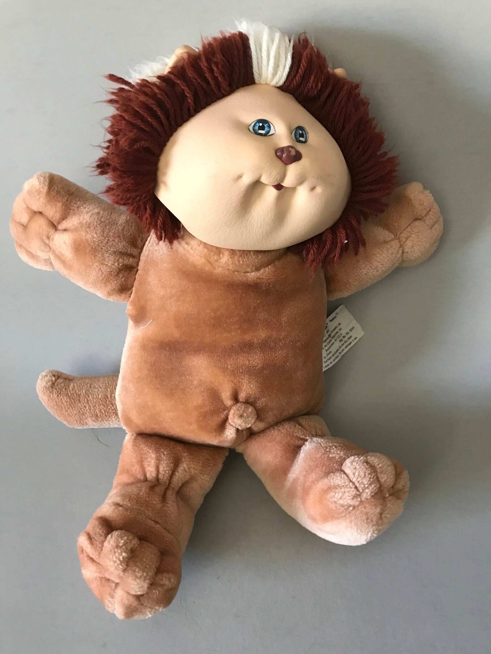 Cabbage Patch Lion Plush Cabbage Patch Lion Doll Brown Lion Etsy
