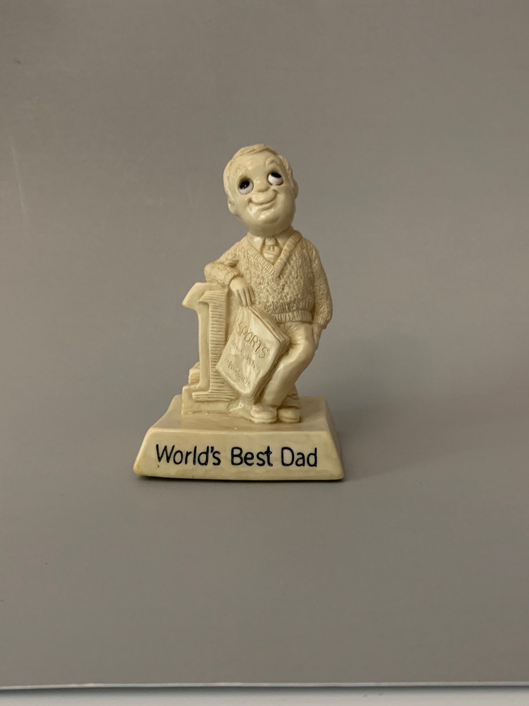 World's Best Dad Figurine Father's Day Gift Gift for Etsy