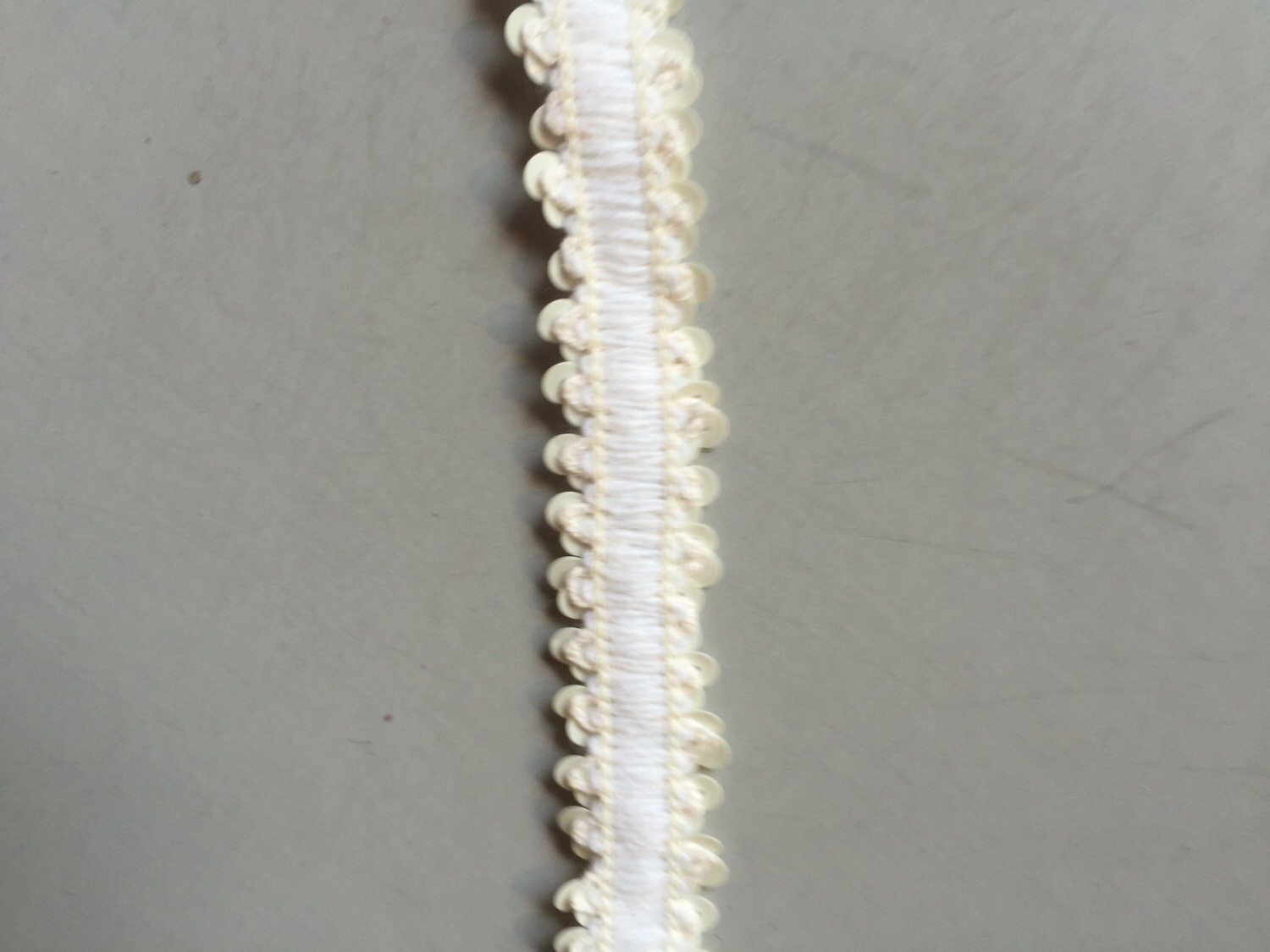 WHITE SEQUIN TRIM shimmery trim stretchy sequin trim narrow Etsy