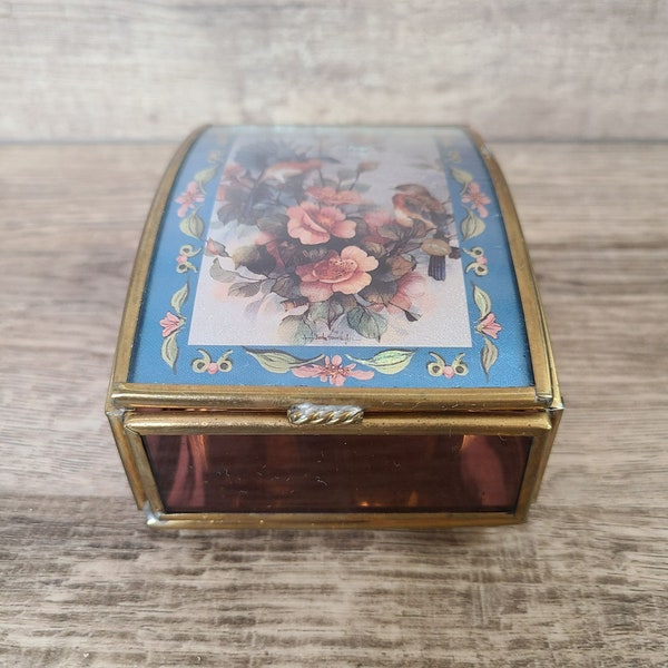 Glass Music Box Etsy