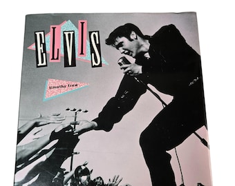 ELVIS by Timothy Frew 1992 1st Ed. Hardcover Dust Jacket Memorabilia Book