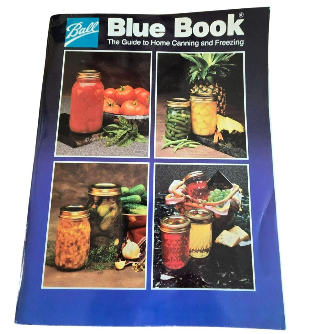 Vintage 1990 Ball Blue Book the Guide to Home Canning and Freezing, Edition 32 - Etsy