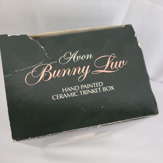 Vintage Avon 1982 Bunny Luv Hand Painted Ceramic … - image 8