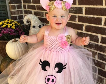 Pig Tutu Dress Costume