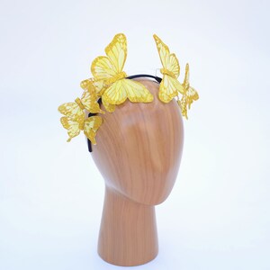 Snapchat Inspired Butterfly Filter Crown Selfie Costume Feather Butterfly Fascinator Headband Wreath Headdress -   Music Festival Woodland