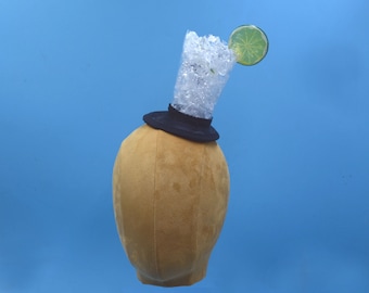 Gin & Tonic Fascinator Hat | Floral Fascinator | Peacock Feathers |Drink Fascinator | Hatinator | Alcohol | Bachelorette Party | Hen