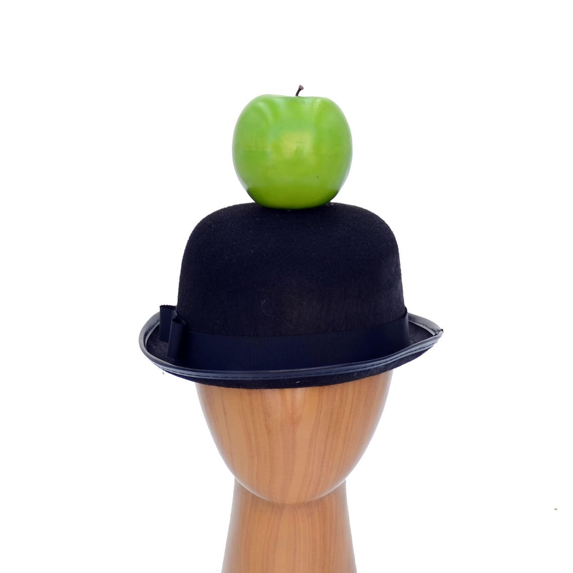 Magritte Green Apple Black Bowler Hat Floating Apple or Dove | Etsy