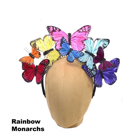 LGBT Pride Butterfly Headbands: Gay Bisexual Lesbian | Etsy