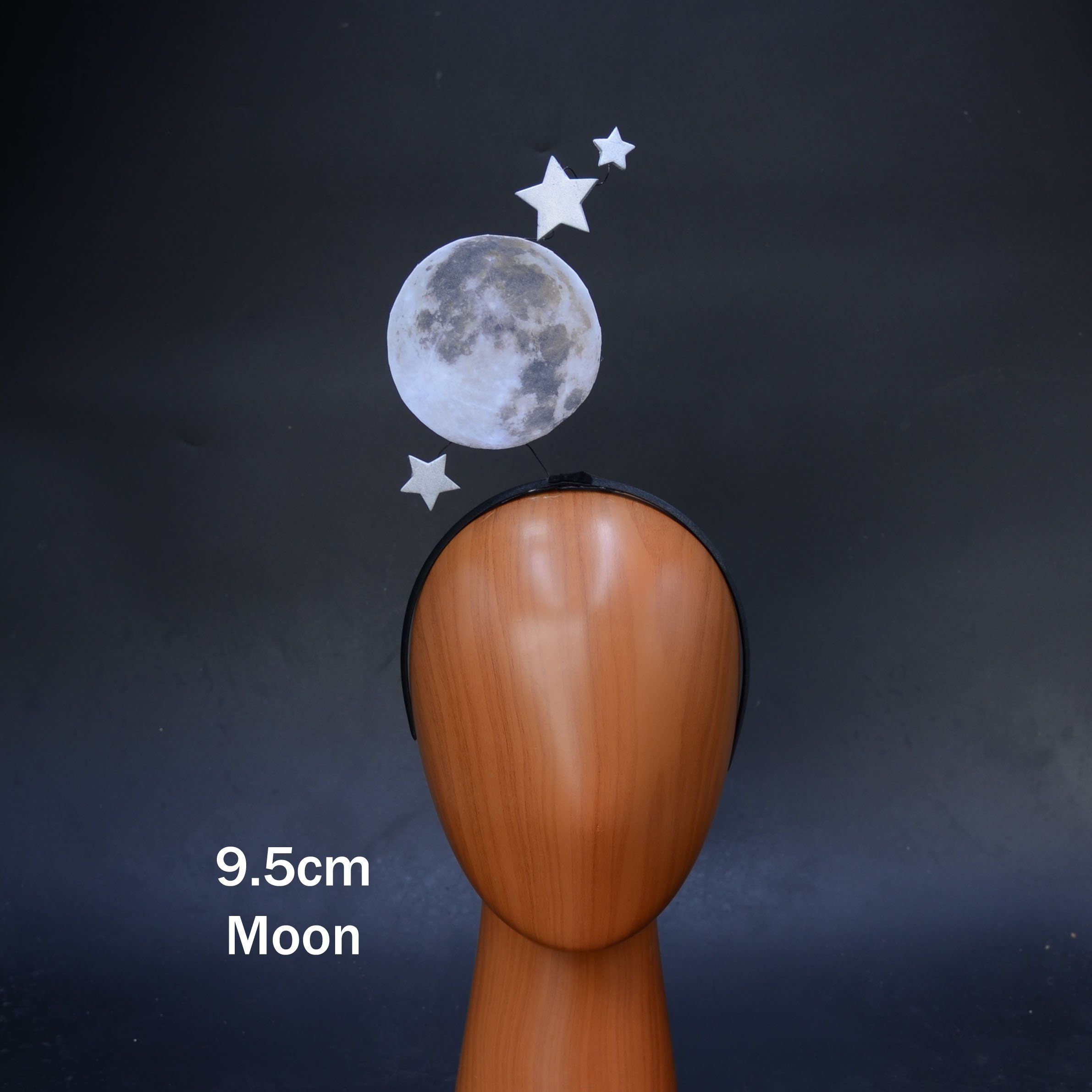 Silver Stars & Full Moon Headband | for Women or Children