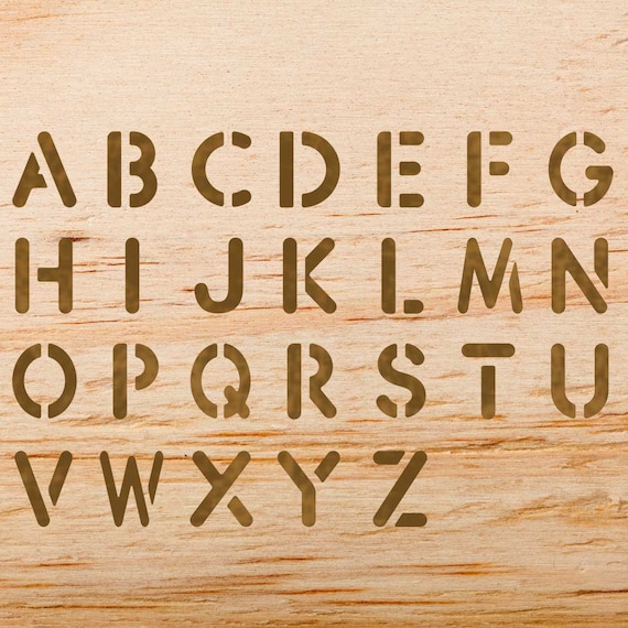 42 Pezzi Stencil Per Pittura a Lettere, Riutilizzabile Stencil Lettera, Stencil Riutilizzabili Per Lettere, Stencil Alfabeto e Numeri, Per Pittura, Graffiti, Muri, Progetti Artistici Scolastici