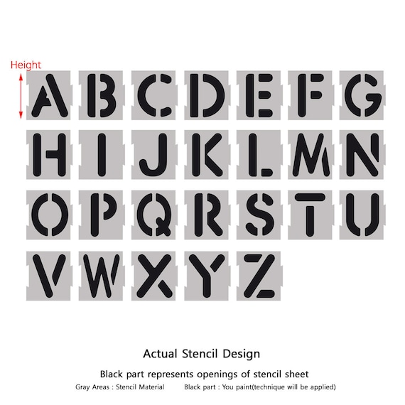 Stencil Alfabeto - 26 Lettere In Plastica, 7.6 Cm, Riutilizzabili, Colorati, Per Bambini 3-8 Anni, Fai Da Te - Foto 12