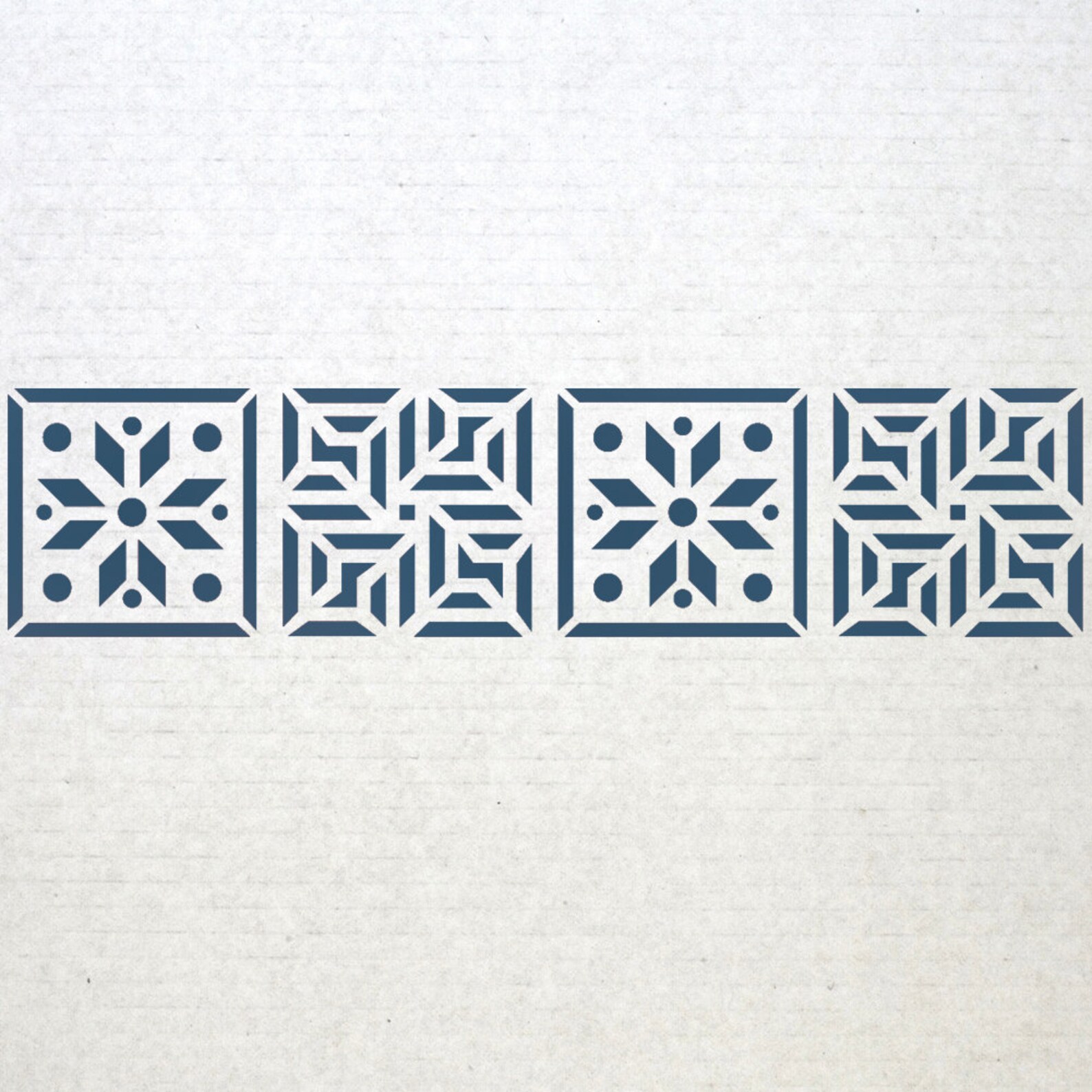 Wall Border Stencils Pattern 019 Reusable Template for DIY Etsy