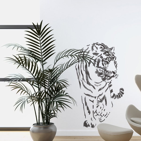 Wand Schablonen Tiger Große Schablonen Vorlage Für Wand Graffiti Leinwand Kunst DIY