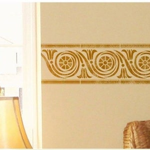 STENCIL Wall Stencils PATTERN 12.99&quot;x9.05&quot; Airbrush Template  Roma