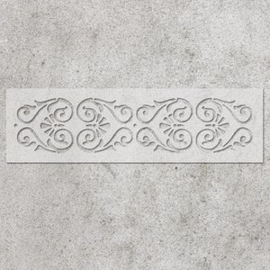Wall Stencils Border Stencil Pattern Reusable Template for DIY wall decor 420_297_0124