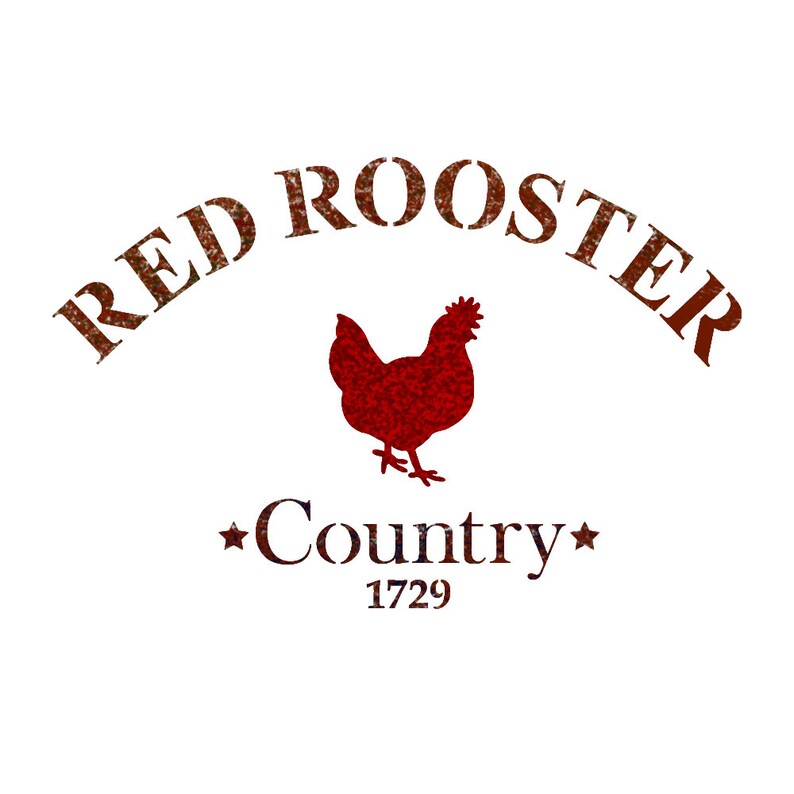 Red Rooster Stencil Template for Airbrush Stencils DIY Home Etsy