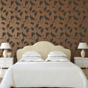 Stencil for Walls - Leaves large Wall Stencil Reusable Wall Art for DIY decor