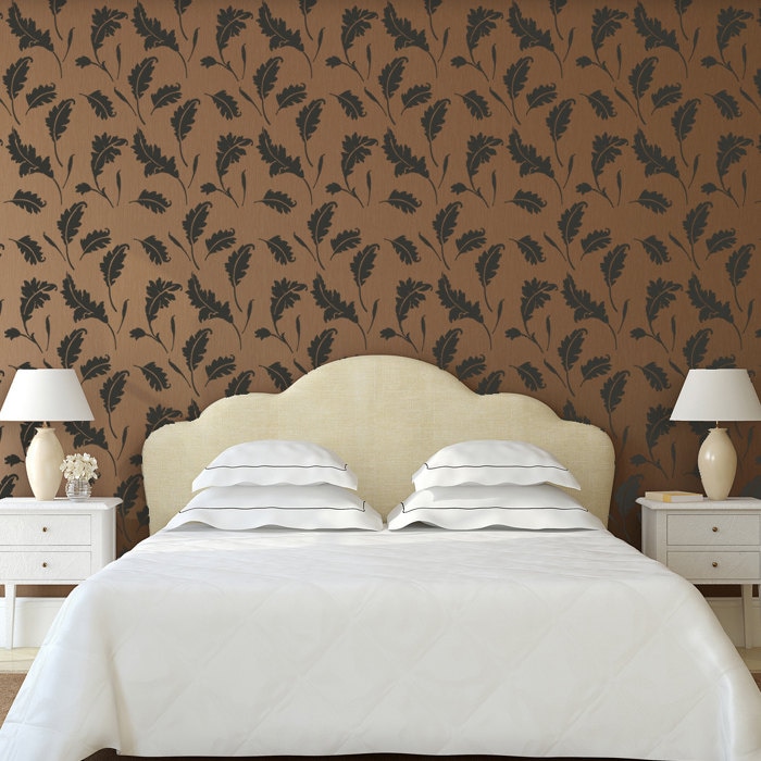 Stencil for Walls Leaves large Wall Stencil Reusable Wall Etsy