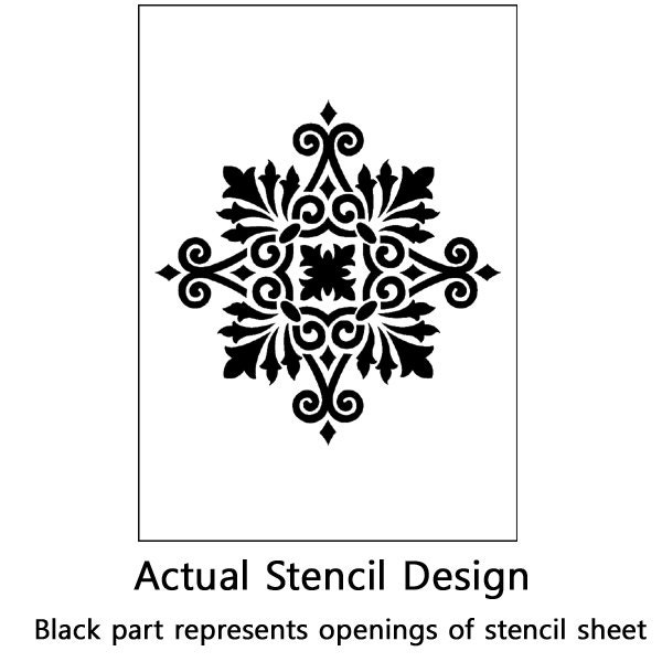 Damask Stencils Reusable Large Wall Stencils for Walls and Etsy