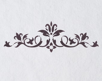 wall stencils border stencil pattern 072 reusable template for etsy australia