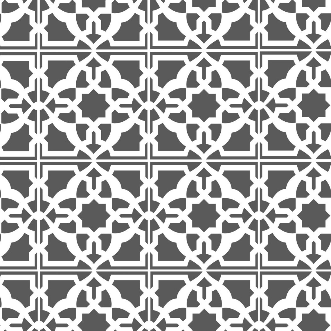 Wall Stencils Damask Tile Stencil for DIY Decor Faux Reusable Etsy