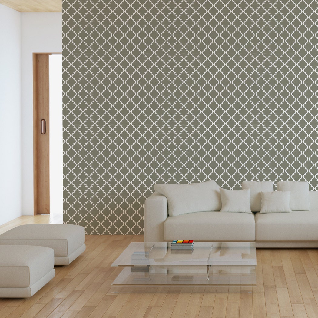 Moroccan Wall Stencil Zagora - Reusable Template for Your DIY Decor ...